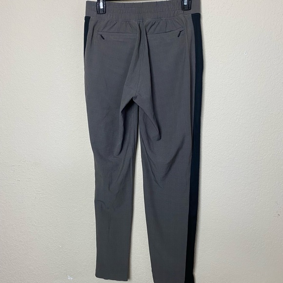 SOLDAthleta Brown Plaid Brooklyn Ankle Pull On Athleisure Activewear Pant Size 0 - Picture 11 of 15